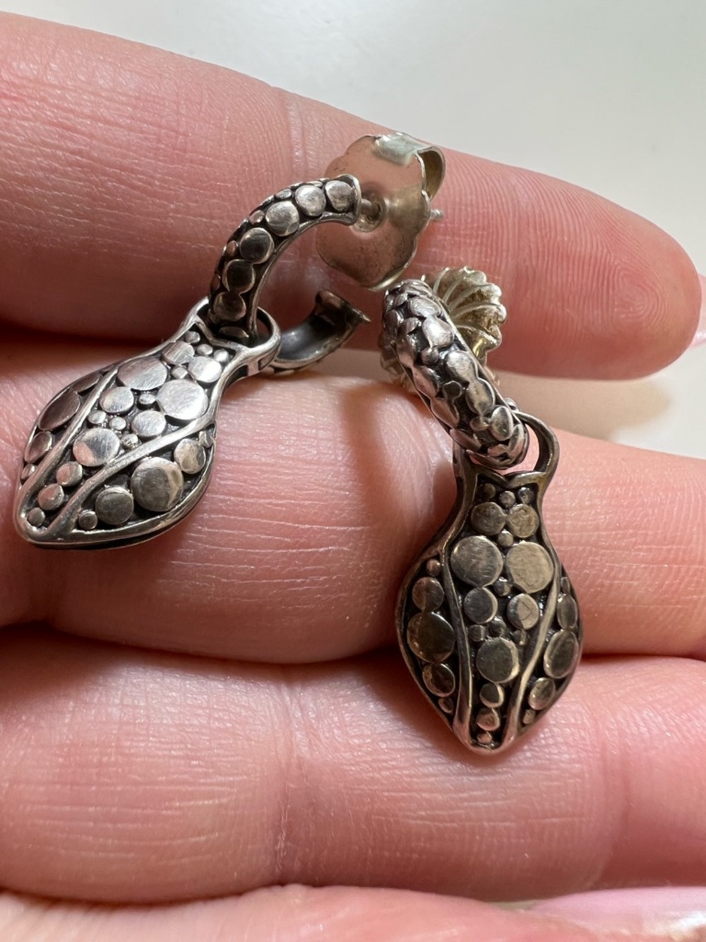 John Hardy Sterling Silver Earrings
